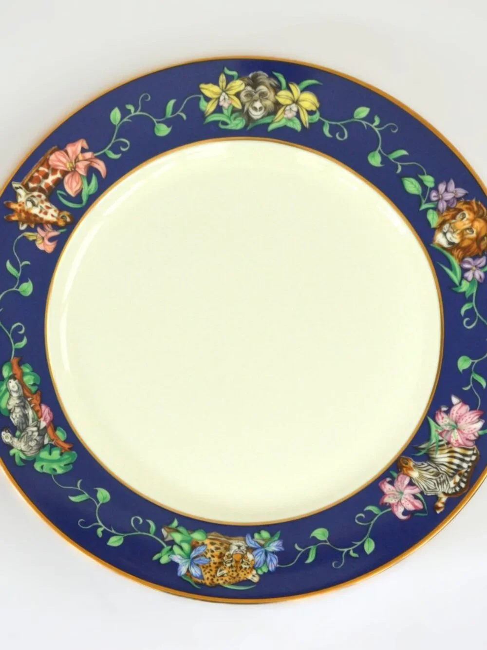 Franciscan Rafiki Blue China Plates Set of 3